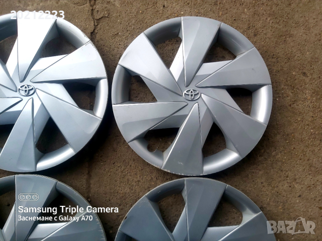 4 броя Оригинални тасове за Toyota Aygo 15, снимка 6 - Аксесоари и консумативи - 44697621