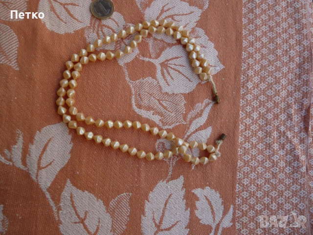 Стар гердан седеф, снимка 3 - Антикварни и старинни предмети - 53133505