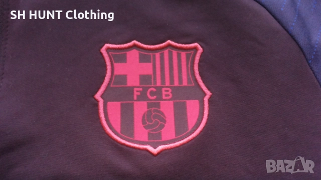 NIKE FC BARCELONA Football Long Sleeve Размер M футболна блуза 3-61, снимка 4 - Спортни дрехи, екипи - 52793852