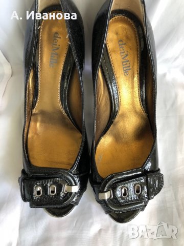 Дамски обувки естествена кожа, снимка 1 - Дамски обувки на ток - 30154397