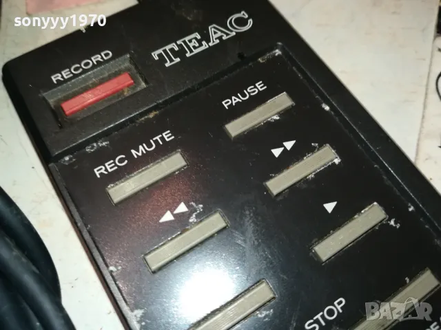 заявено-TEAC Rc-205 Remote Control Wired for R-999x Cassette Deck Circa 1984 0801251139, снимка 5 - Други - 48597668