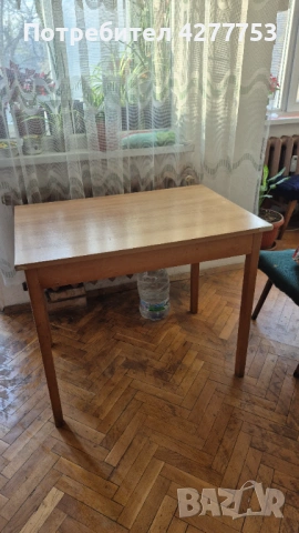 Дървена кухненска маса, снимка 2 - Маси - 54061832
