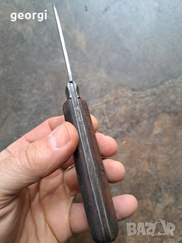 стар немски сгъваем нож Richard Herder Solingen 31/3, снимка 5 - Ножове - 53053571