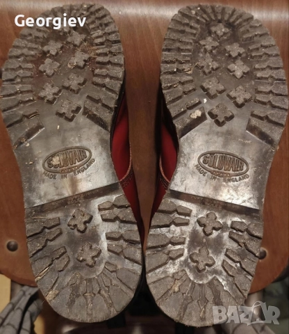 Кубинки Solovair steel toe 8 дупки made in England , снимка 6 - Мъжки боти - 51969665