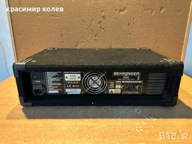 бас усилвател "Behringer ULTRABASS BX4500H", снимка 12 - Ресийвъри, усилватели, смесителни пултове - 53302991