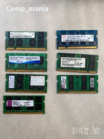 Рам памети за лаптоп 7х1GB DDR2, снимка 1 - RAM памет - 30037598