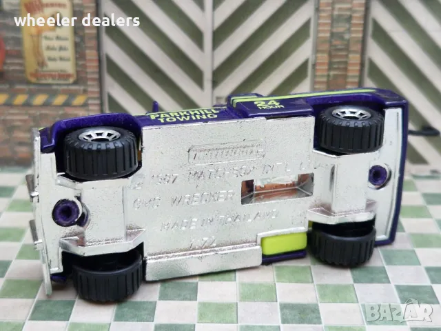 Метална количка GMC Wrecker Tow Truck Matchbox, снимка 7 - Колекции - 50142451