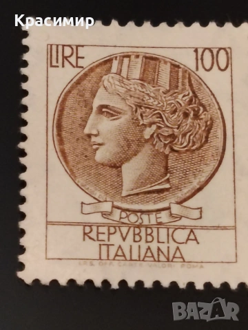 Винтидж ПОЩЕНСКА Марка Италия Минт! , снимка 8 - Филателия - 53025533