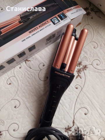 Ретро преса Rowenta Waves Addict, снимка 2 - Преси за коса - 54155182