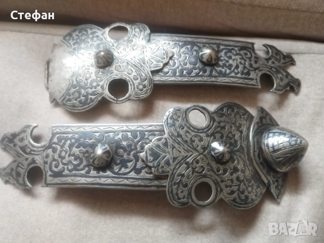 Сребърни пафти с ниело., снимка 5 - Антикварни и старинни предмети - 52184239
