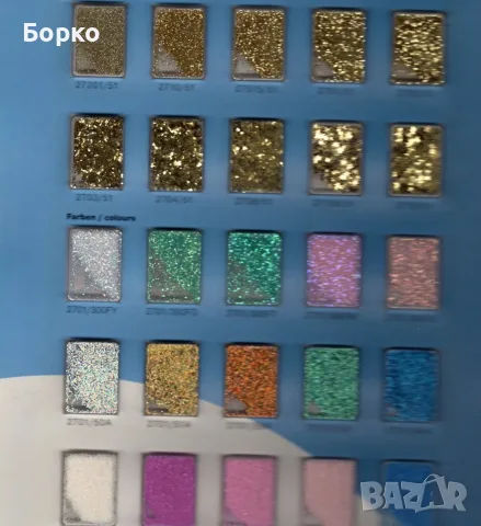 Маникюр глитери, блясък за декорации