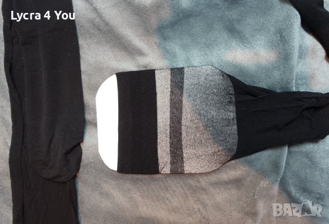 Нови черни чорапи за жартиери S/М размер, снимка 4 - Бельо - 37840814