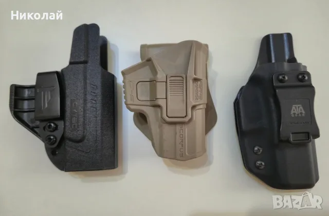 Качествени кобури (Kydex и полимер) – ATA Gear, FAB Defense, Cytac (Общо или поотделно)