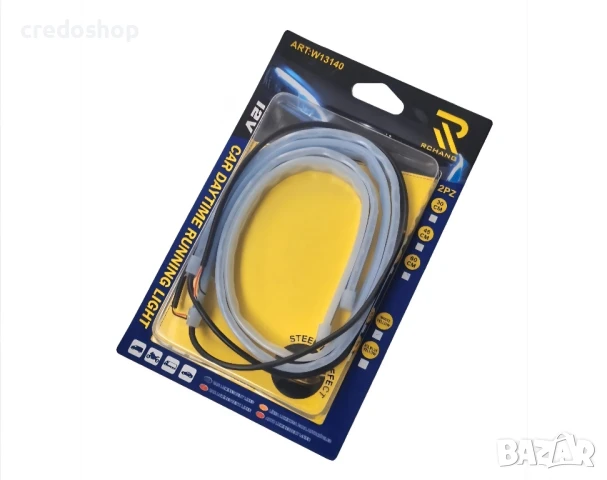 Гъвкави лед дневни светлини с мигач LED , 30см , 45см, 60см