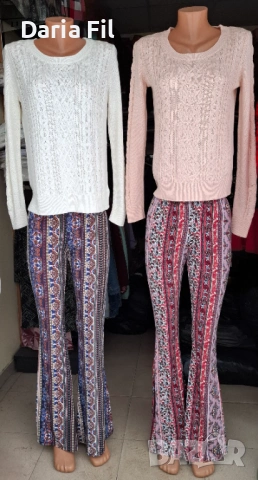 Блузи плетиво с плетеници и по ръкавите