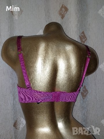  Secret Possessions 70 E Сатенен цикламов сутиен , снимка 4 - Бельо - 42752132