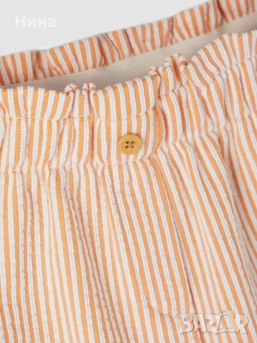 Къс панталон Name it в оранж, снимка 3 - Детски къси панталони - 37645087