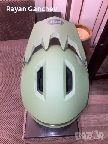 Каска Bell Full Face MTB / Downhill – зелена, снимка 4 - Спортна екипировка - 56156095
