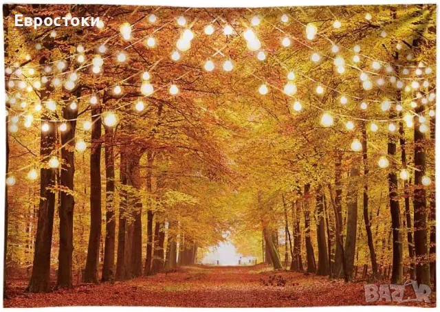 Фотографски фон RUINI "Есенна гора" , винил с висококачествен принт, размер: 210 / 150 см. (7 x 5ft), снимка 1