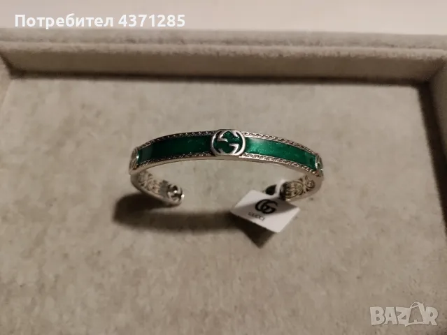 гривна stainless steel с Gucci мотиви, снимка 4 - Гривни - 48923277