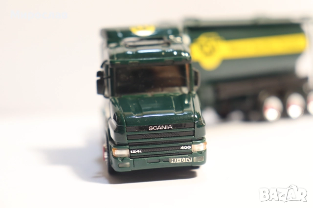 HERPA H0 1/87 SCANIA СИЛОЗ ЦИСТЕРНА КАМИОН МОДЕЛ, снимка 5 - Колекции - 52711229