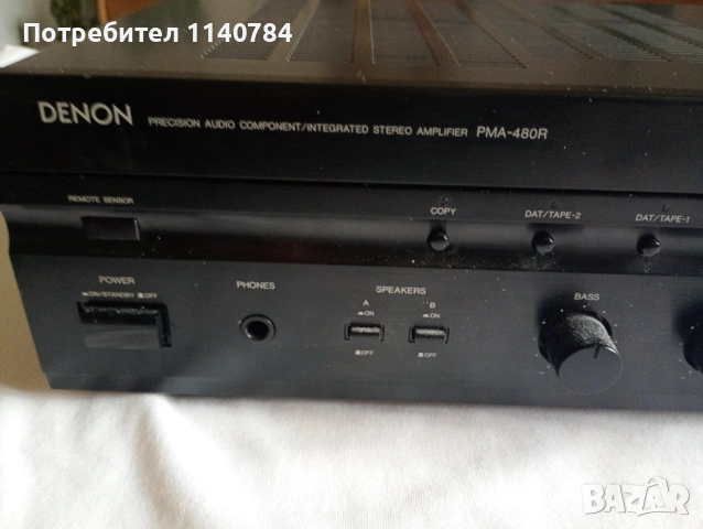 Стерео усилвател Denon PMA-480R, снимка 2 - Ресийвъри, усилватели, смесителни пултове - 53943733