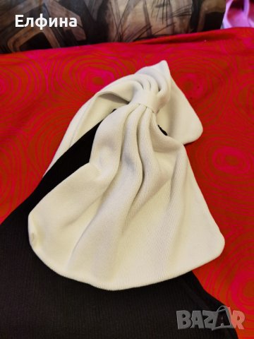 Черна дамска лятна блуза с голо рамо, снимка 3 - Корсети, бюстиета, топове - 37551624