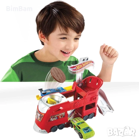 Оригинална писта за колички Hot Wheels CITY - камион ресторант Dine & Dash, снимка 4 - Коли, камиони, мотори, писти - 52509684