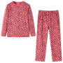 Детска пижама с дълъг ръкав, старо розово, 116, снимка 1 - Детски пижами - 44732446