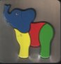 Дървен пъзел: Слон, снимка 1 - Игри и пъзели - 39480848
