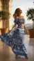 - 40 % дамски ефектен комплект от дълга пола и топ в стила на Dolce &Gabbana , снимка 4