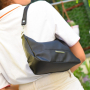 Елегантна дамска чанта подходяща за ежедневието 15Х20см Налични цветове: черен и бежов, снимка 5