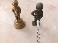 Лот бронзови фигурки - тирбушон и запушалка, снимка 9