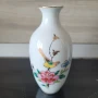 Ваза мини рьчно лисуване Китай 50-е, снимка 1
