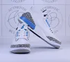 Nike Air Jordan Retro 3 White Cement, University Blue Мъжки Дамски Маратонки, снимка 10
