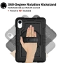 Удароустойчив калъф със задна част от PC и Лента през рамо за Xiaomi Redmi Pad 2 | 360° ротация | Пр, снимка 12