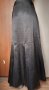 Дълга черна пола от сатен, с подплата🍀♥️L,XL♥️🍀арт.4409, снимка 2