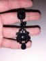 Елегантни черни обеци, снимка 7