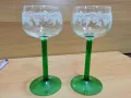 ретро стъклени чаши за вино , снимка 4