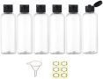 Нови 6 бр. 100мл пластмасови бутилки за лосион козметика Многократна употреба Пътуване , снимка 1 - Други стоки за дома - 42230011