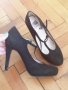 Дамски черни обувки, снимка 1 - Дамски ежедневни обувки - 30526964
