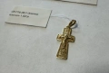 Златна висулка(кръст) 1.52гр., снимка 2