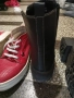 черни боти +червени кожени кецове, снимка 5