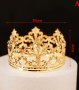 Корона Тиара метална за украса декор на торта парти сребрист златист меден цвят, снимка 5