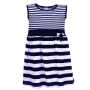 Нова детска моряшка рокличка с висока талия, снимка 1