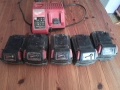 зарядно за milwaukee m12 m18 и батерии , снимка 2