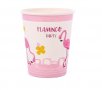 Фламинго 8 бр картонени чаши парти рожден ден, снимка 1 - Чаши - 29175641