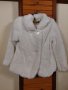Бяло пухкаво палто за момиче Le top, снимка 1 - Детски якета и елеци - 38912812