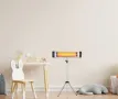 Печка , кварцова, 1500W, инфрачервена, стояща/стенна, снимка 4