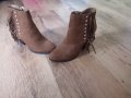 Дамски обувки с ресни, боти с ток Peacocks, номер 36, снимка 6